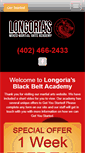 Mobile Screenshot of longoriasblackbeltacademy.com